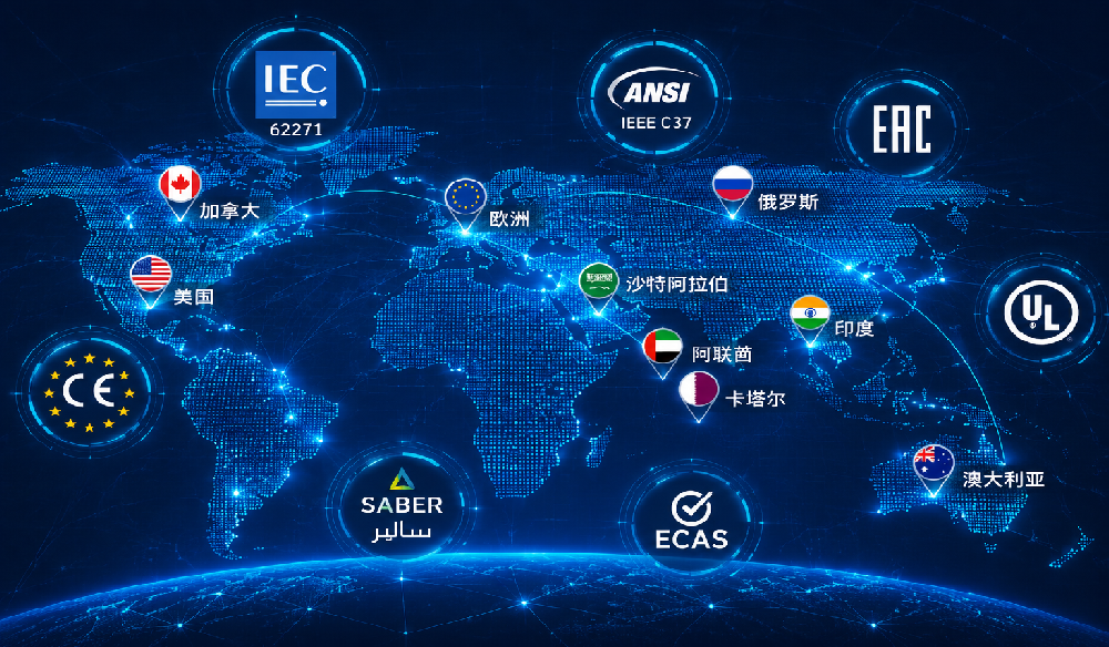 高压元器件国际市场准入标准指南----各国认证标准速查