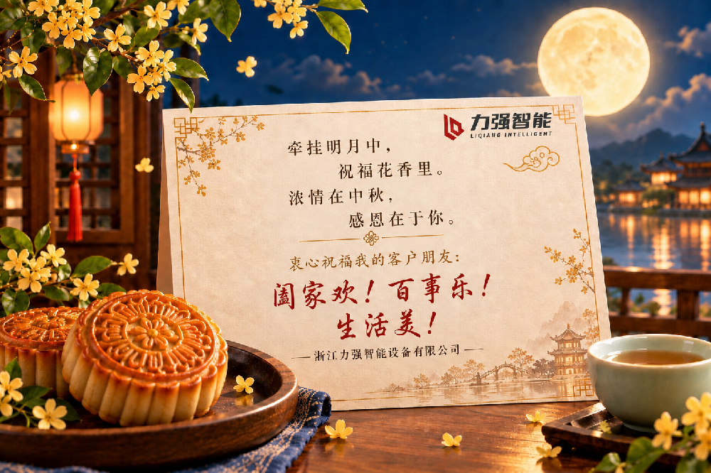 花好月圆，情谊长存-力强智能设备提前祝您中秋快乐